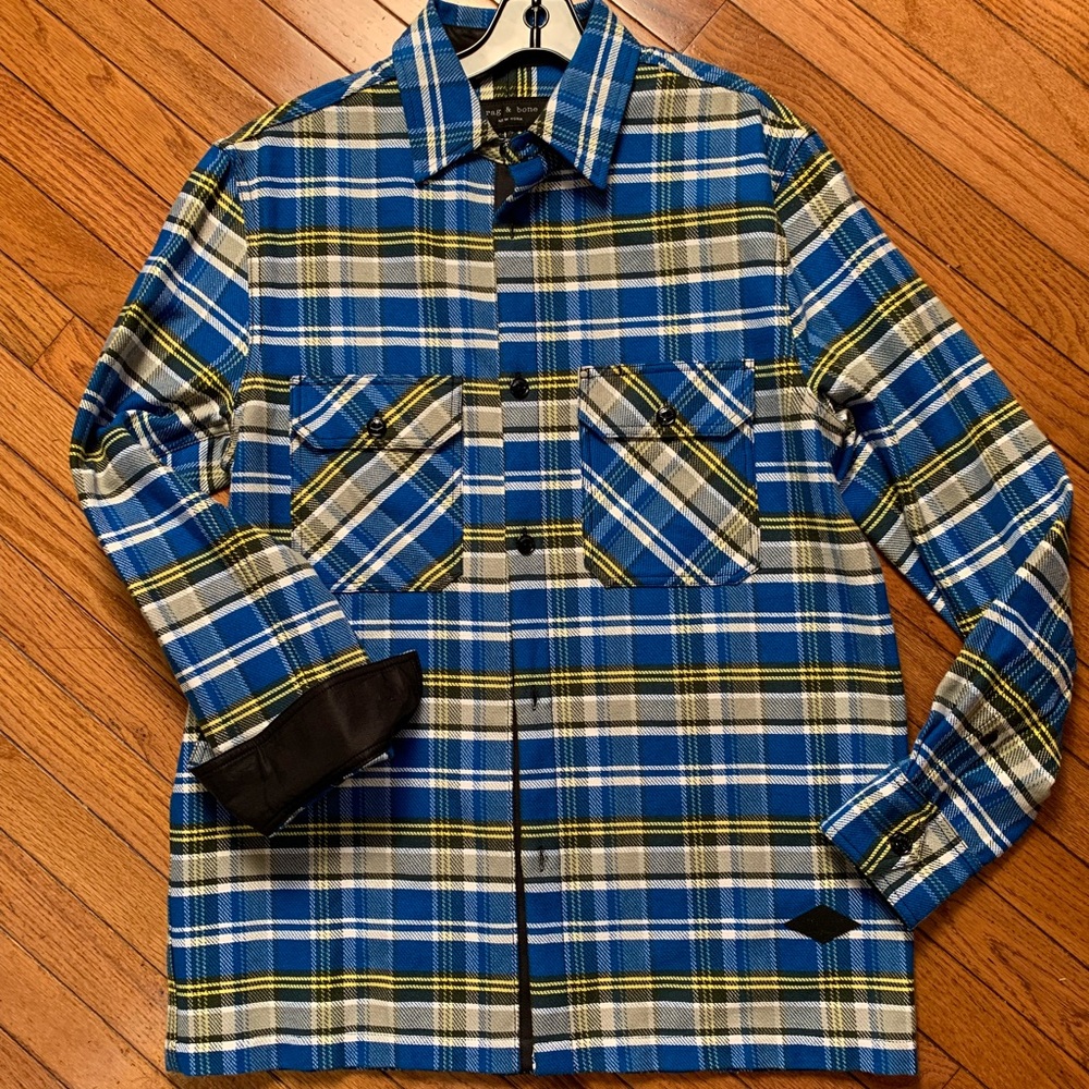 🆕RAG AND BONE Hudson plaid shirt jacket - Picture 2 of 6